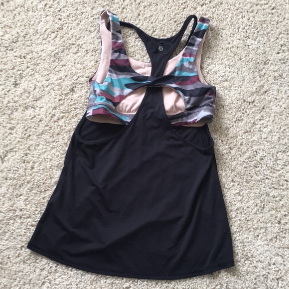 lululemon athletica Tops - Lululemon unique Razorback tank top